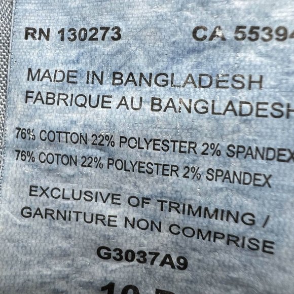 Riders By Lee Jeans Women 10P Blue Dark Wash Tapered Mid Rise Denim - Picture 13 of 14